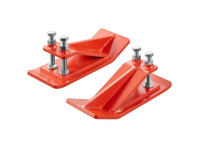 VEVOR Tractor Bucket Protector 2PCS Heavy Duty Bucket Edge Protectors (Orange)