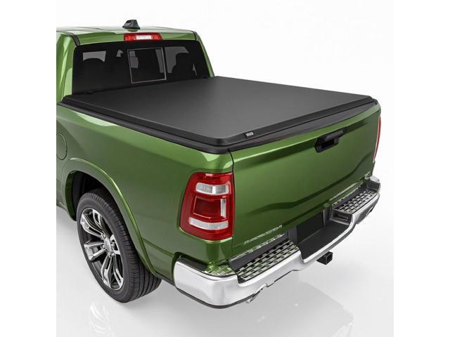 VEVOR Soft Roll-Up Truck Bed Tonneau Cover, Compatible with 2019-2025 Ram 1500 New Body, Fits 5.7 ft (5 ft 7 in/67 in) Bed Without Rambox or Split...