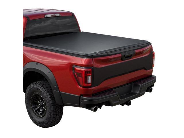 VEVOR Soft Roll-Up Truck Bed Tonneau Cover, Compatible with 2015-2025 Chevy Colorado/GMC Canyon CREW SHOR, Fits 5.2 ft (5 ft 2 in/62 in) Bed, PVC...
