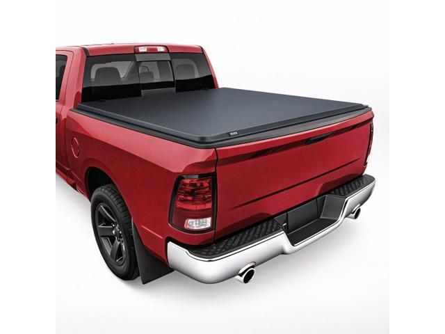 VEVOR Soft Roll-Up Truck Bed Tonneau Cover 6.4 ft for 2019-2024 Dodge Ram 1500