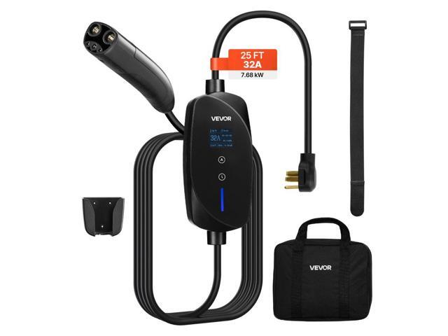 VEVOR Level 2 Tesla Charger 32A EV Charger 240V NEMA 14-50P with 25 ft Cable