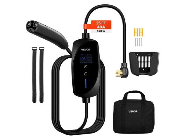 VEVOR Level 2 Tesla Charger 40A EV Charger 240V NEMA 14-50P with 25 ft Cable