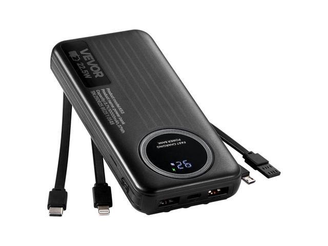 10000 mAh Power Bank Fast Charging Portable Charger External Battery 6 Outputs