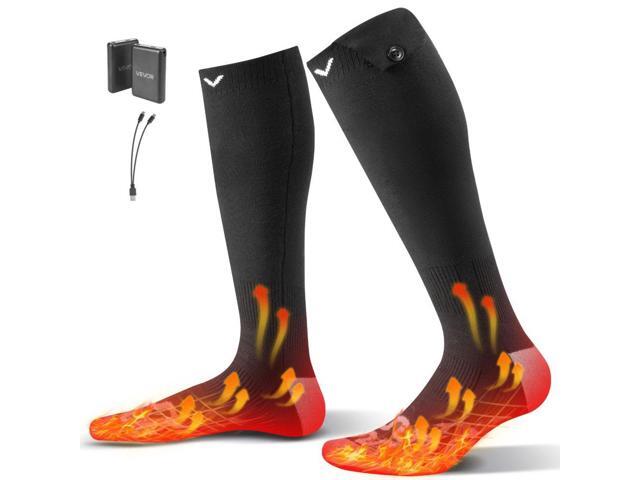 VEVOR Electric Heated Socks 5000mAh Battery Powered Heated Socks for Hunting