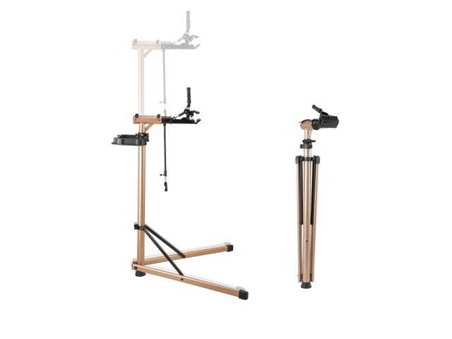 Bike Repair Stand, Max. 110 lb Heavy-duty Bicycle Work Stand with 40.3-59.4 in Adjustable Height & Large Tool Tray, Foldable Ebike Maintenance...