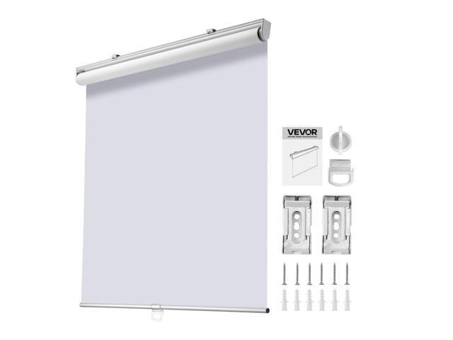 VEVOR Cordless Roller Shades, 34 x 72 in, Pull Down Blackout Blinds for Windows Room Darkening, Thermal Insulated, Easy to Install, Blackout Roller...