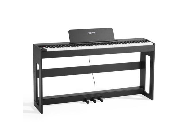 VEVOR Weighted Digital Piano, 88 Keys Fully Weighted, Electric Piano Keyboard with Furniture Stand, Power Adapter, Triple Pedal, Record Function,...
