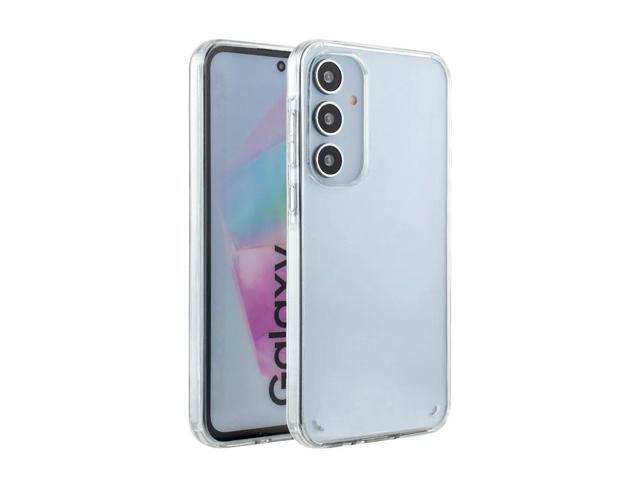 Reiko High Quality 2X Clean PC and TPU Bumper Case In Clear For Samsung Galaxy A35