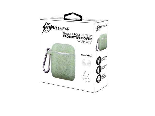 Mobile Gear Sparkling Silicone Airpods Cover Case Mint Green