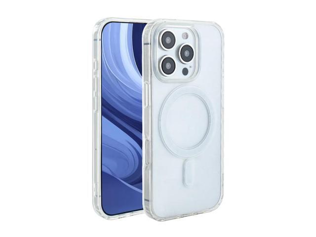Magnetic Wireless Charging TPU Bumper Case For iPhone 16 Pro In Clear