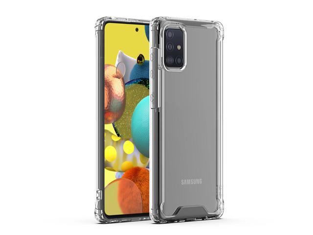 High quality TPU Bumper and Clarity PC Case For SAMSUNG GALAXY A51 5G In Clear