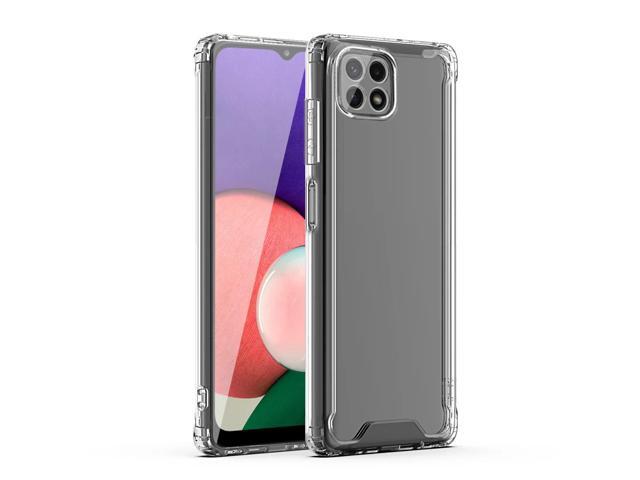 Reiko High Quality 2X Clean PC and TPU Bumper Case In Clear For Samsung Galaxy A22 5G