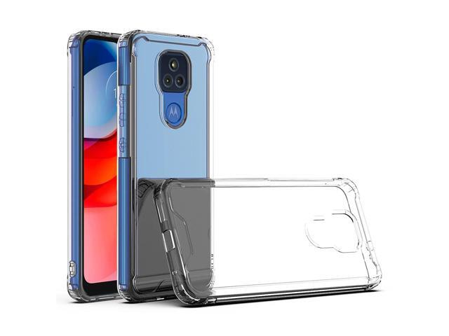 Reiko High Quality 2X Clean PC and TPU Bumper Case In Clear For Moto G Play 2021