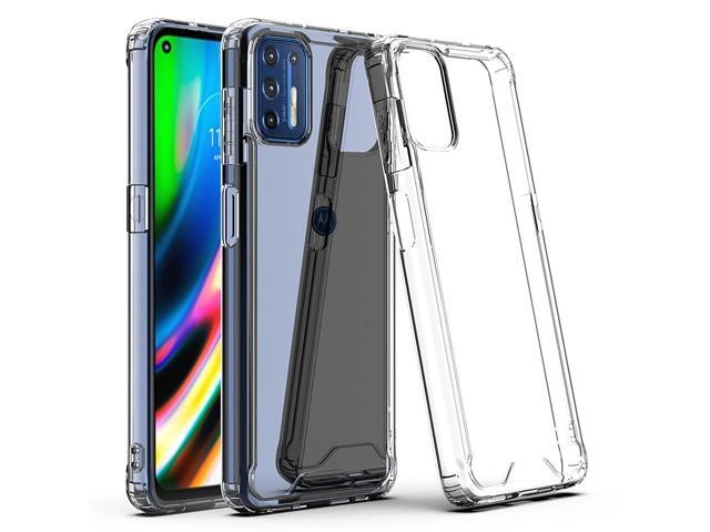 Moto G9 Plus High quality TPU Bumper and Clarity PC Case In Clear