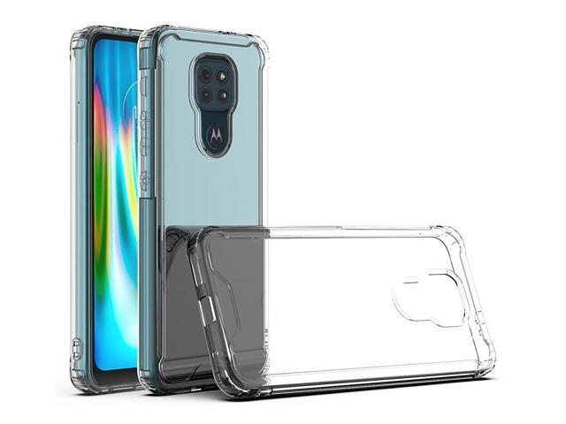 Moto E7 Plus/G9/G9 Play High quality TPU Bumper and Clarity PC Case In Clear