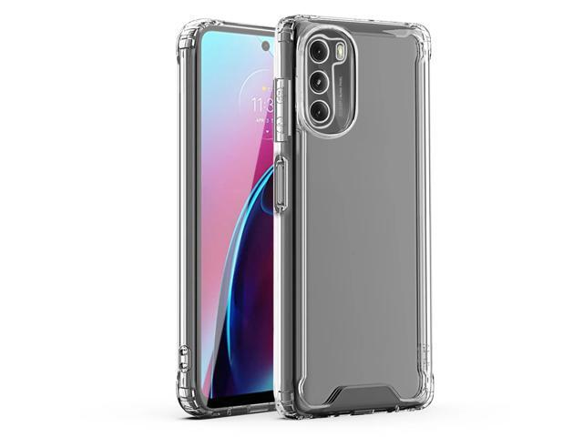 Reiko High Quality 2X Clean PC and TPU Bumper Case In Clear For Motorola Moto G 5G (2022)