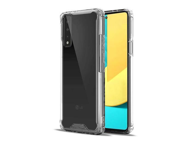 Reiko High Quality 2X Clean PC and TPU Bumper Case In Clear For LG Stylo 7 4G