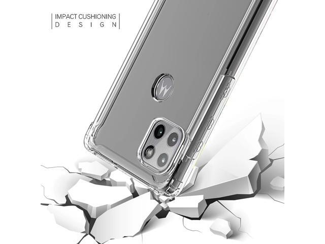 Reiko High Quality 2X Clean PC and TPU Bumper Case In Clear For Moto One 5G Ace / G 5G