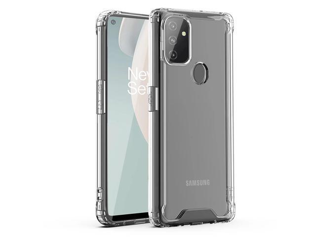 Reiko High Quality 2X Clean PC and TPU Bumper Case In Clear For ONEPLUS NORD N100