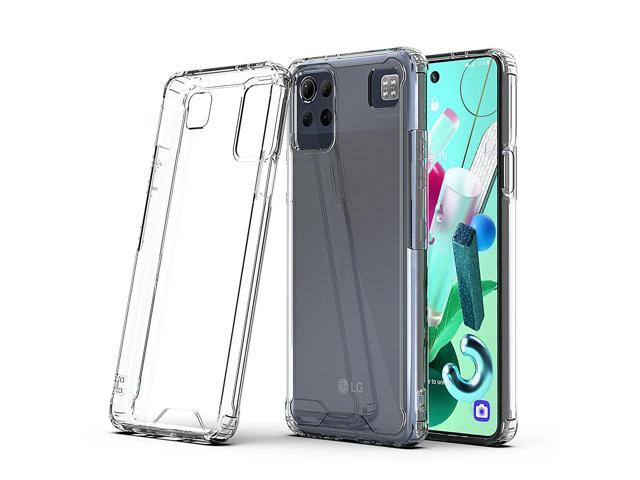 Reiko High Quality 2X Clean PC and TPU Bumper Case In Clear For LG-K92 5G
