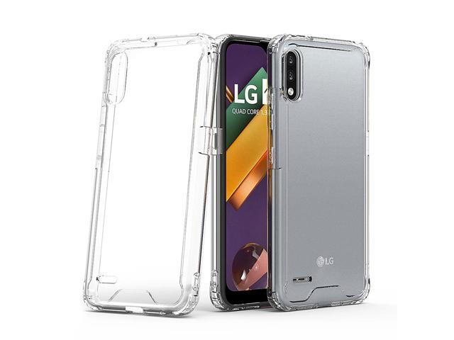 Reiko High Quality 2X Clean PC and TPU Bumper Case In Clear For LG-K22/K32