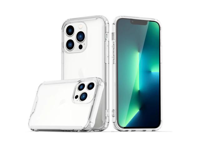 Reiko High Quality 2X Clean PC and TPU Bumper Case In Clear For Apple iPhone 13 Pro Max