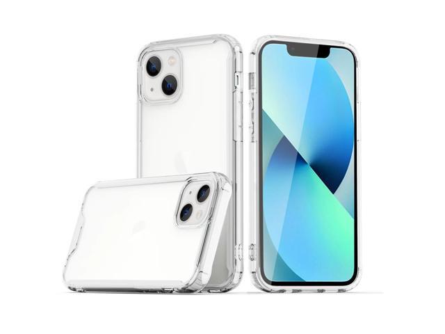 Reiko High Quality 2X Clean PC and TPU Bumper Case In Clear For Apple iPhone 13