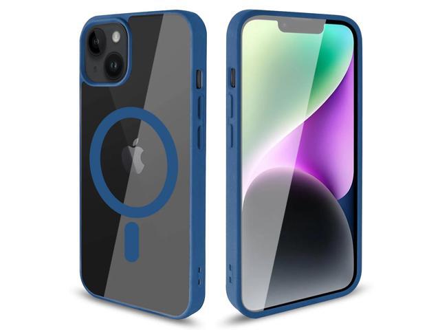 Transparent Back Cover Phone Shell fashion design magnetic 2 in 1 mobile phone case for iPhone 14 Plus