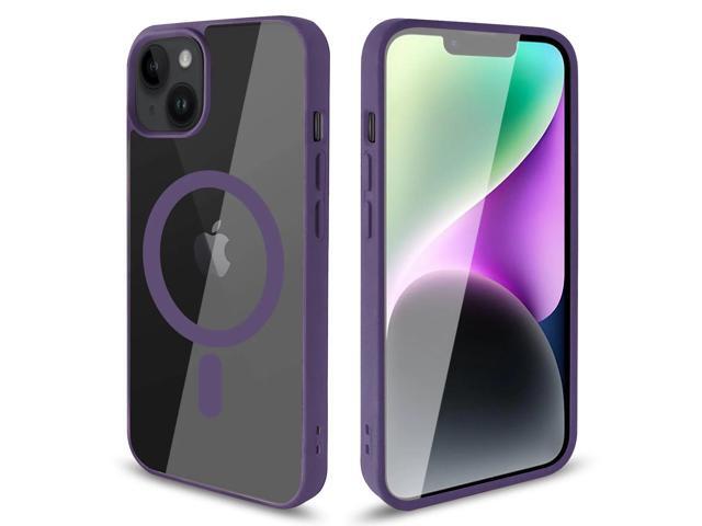 Transparent Back Cover Phone Shell fashion design magnetic 2 in 1 mobile phone case for iPhone 14 Plus