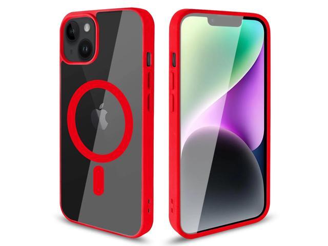 Transparent Back Cover Phone Shell fashion design magnetic 2 in 1 mobile phone case for iPhone 14 Plus