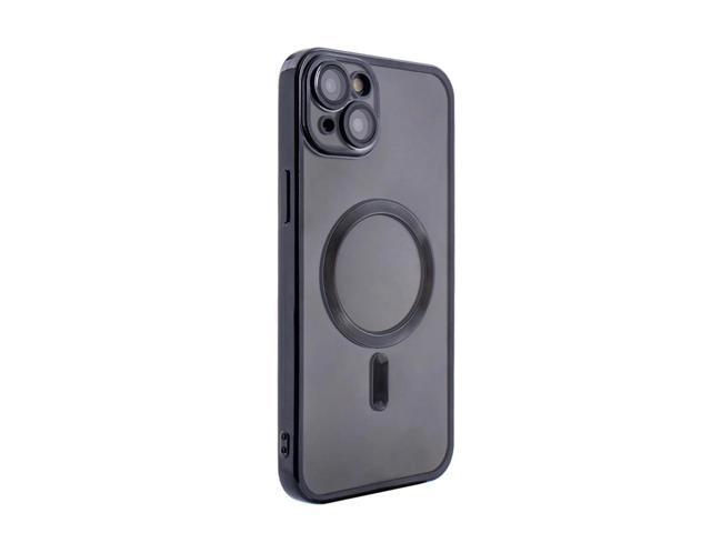 Magnetic Wireless Charging TPU Bumper Case For iPhone 15 PLUS In Black