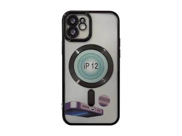 Magnetic Wireless Charging TPU Bumper Case For iPhone 14 Pro In Black