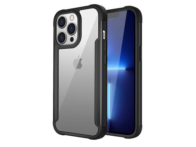High Quality Clean PC,TPU and Metal Bumper Case For iPhone 13 Pro In Black
