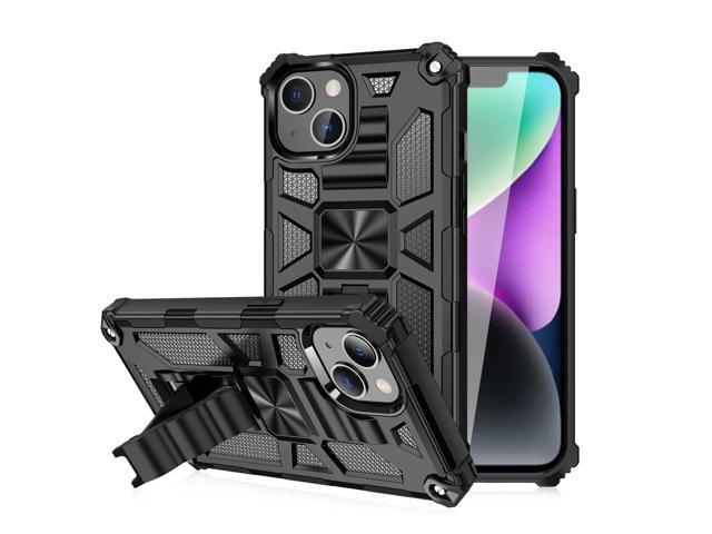 Built-in Kickstand TPU Case with Magnetic Mount for APPLE IPHONE 14 PLUS in Black