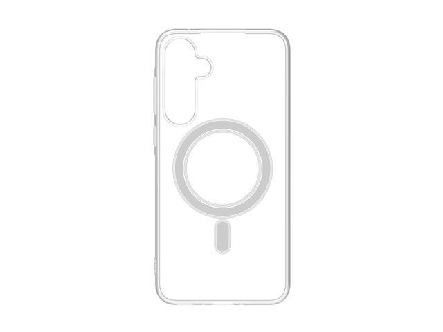 Magnetic Wireless Charging TPU Bumper Case For Samsung S23 FE In Clear