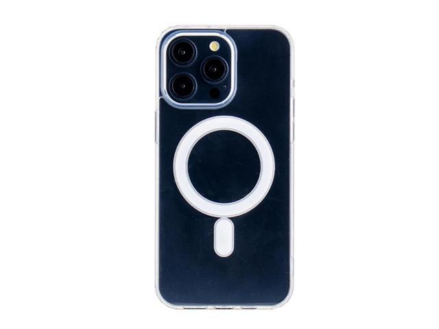 Reiko Magnetic Wireless Charging TPU Bumper Case For iPhone 15 PRO MAX In Clear