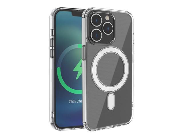 Reiko Magnetic Wireless Charging TPU Bumper Case For iPhone 13 Pro In Clear