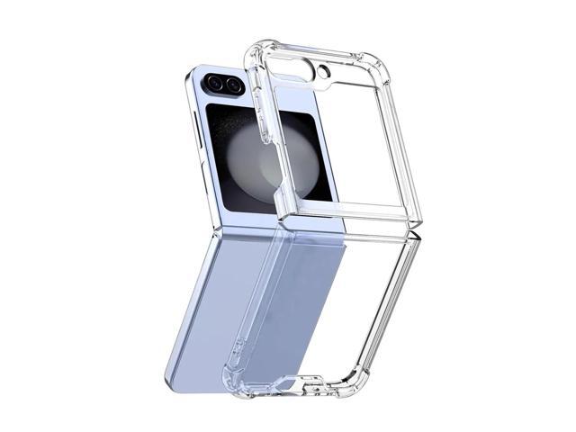 High Quality 2X Clean PC and TPU Bumper Case In Clear For Samsung Z Flip 5