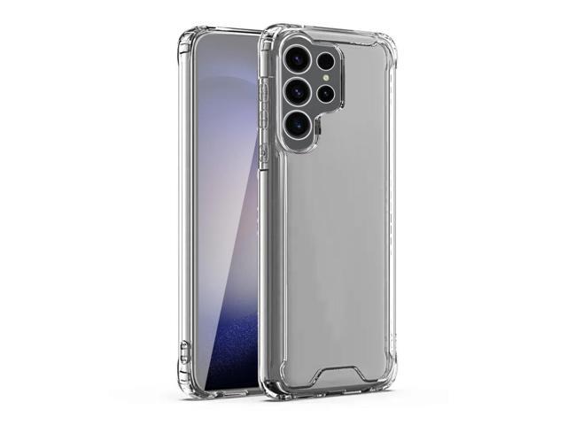 Reiko High Quality 2X Clean PC and TPU Bumper Case In Clear For Samsung GALAXY S23 ULTRA