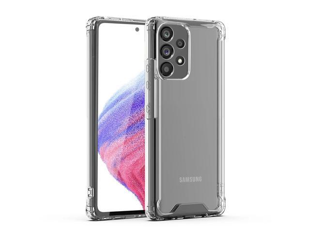 Reiko High Quality 2X Clean PC and TPU Bumper Case In Clear For Sansung Galaxy A53 5G