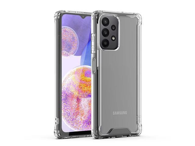 Reiko High Quality 2X Clean PC and TPU Bumper Case In Clear For Samsung Galaxy A23