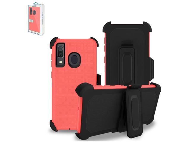 3-In-1 Hybrid Heavy Duty Holster Combo Case For In Pink