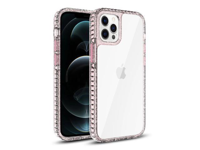 TPU Bumper Shockproof Case With Embedded Coil In BlackAPPLE IPHONE 12 PRO MAX In Pink