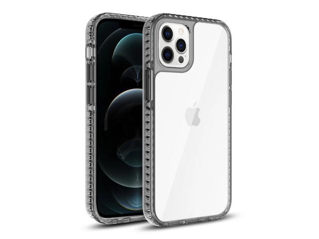 TPU Bumper Shockproof Case With Embedded Coil In BlackAPPLE IPHONE 12/IPHONE 12 PRO In Black