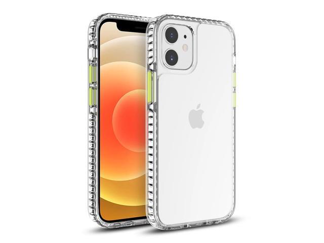 TPU Bumper Shockproof Case With Embedded Coil In BlackAPPLE IPHONE 12 MINI In Clear Yellow