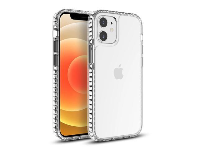TPU Bumper Shockproof Case With Embedded Coil In BlackAPPLE IPHONE 12 MINI In Clear Black