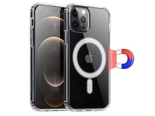 Reiko Magnetic Wireless Charging TPU Bumper Case For iPhone 12 Pro Max In Clear
