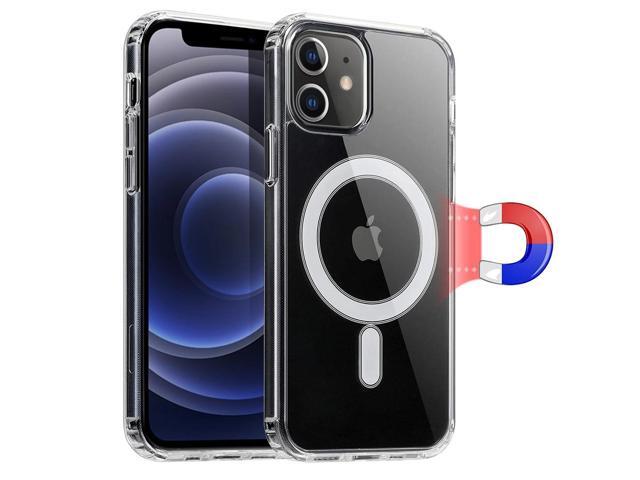 Reiko Magnetic Wireless Charging TPU Bumper Case For iPhone 12 Mini In Clear