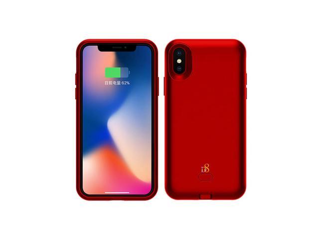 iPhone X Battery Case with Qi Wireless Charging, Support Lightning headphones, Real 3000mAh Rechargeable Extended Protective Battery Charging Case...