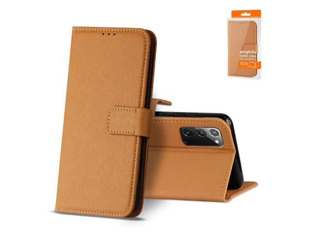Slim Stand Case with Card Holder Slots SAMSUNG GALAXY NOTE 20 In Brown